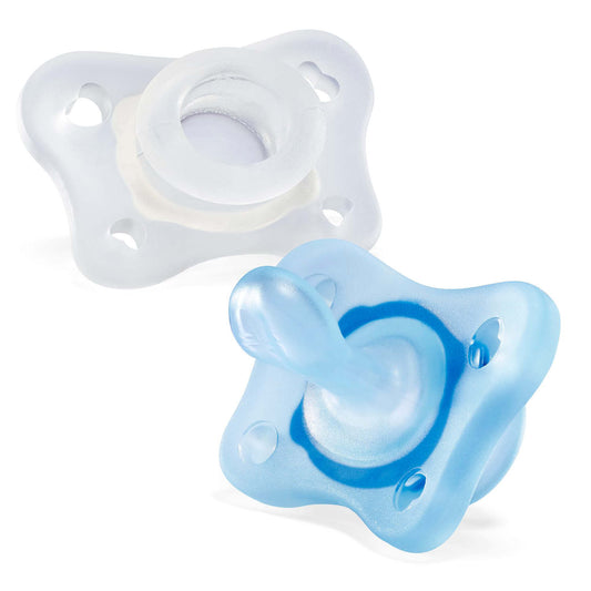 Soother:Physio MiniSoft Blu Sil 0-2m 2pc