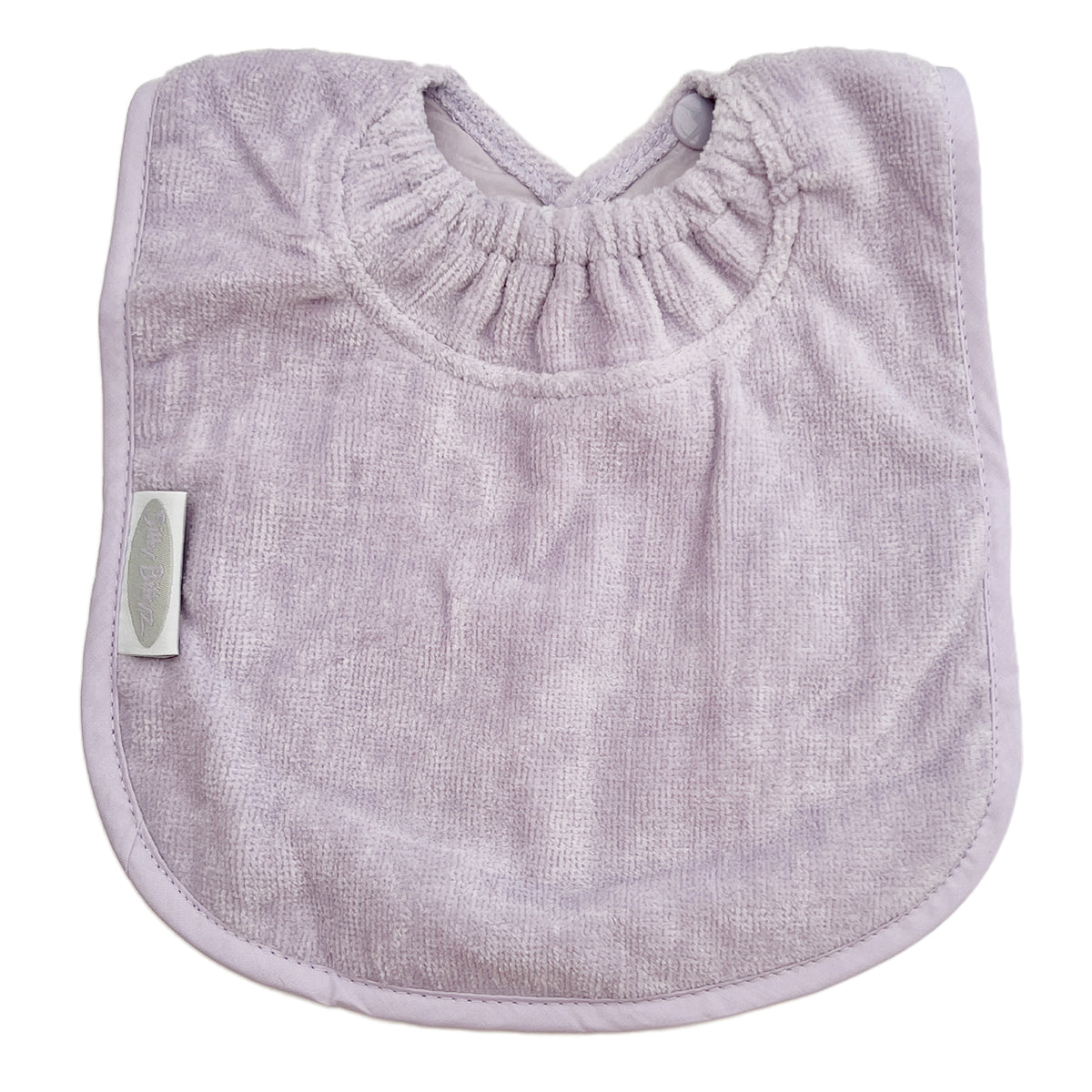 TOWEL PLAIN LARGE BIB LAVENDER