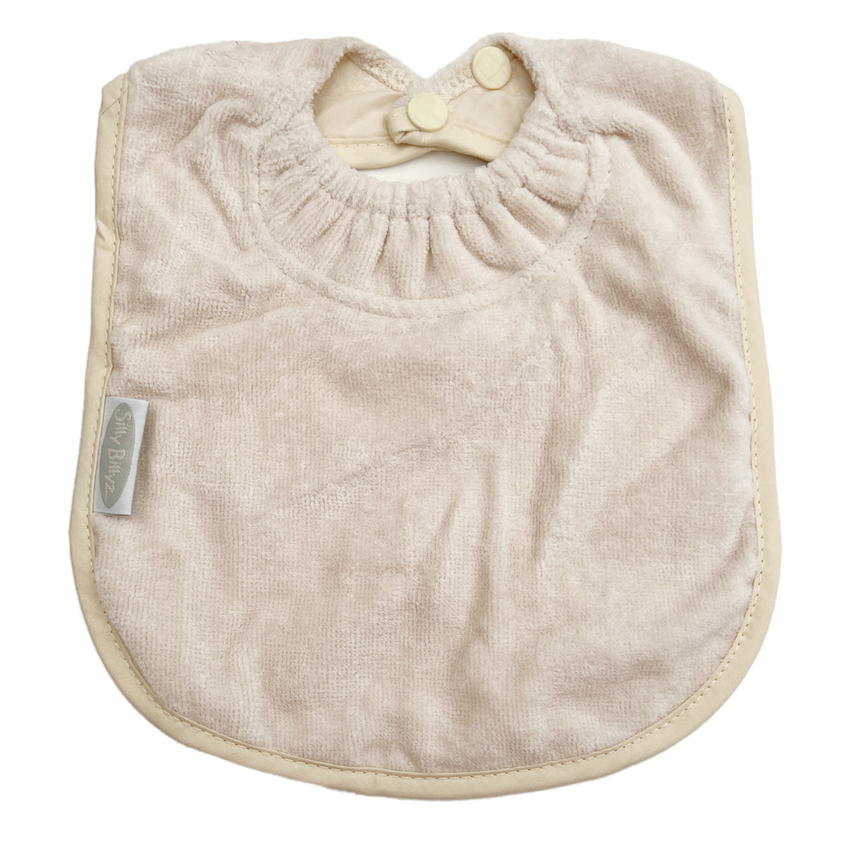 TOWEL PLAIN LARGE BIB WHITE SAND