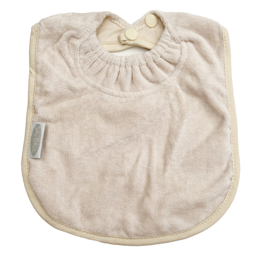 TOWEL PLAIN LARGE BIB WHITE SAND