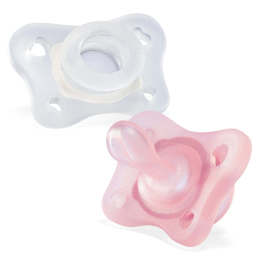 Soother:Physio MiniSoft Pnk Sil 0-2m 2pc