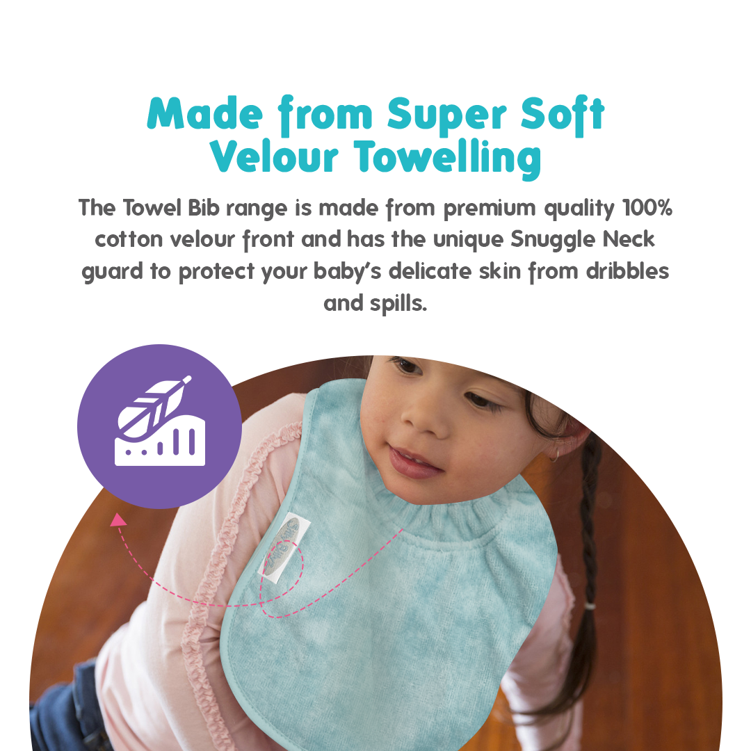 TOWEL PLAIN LARGE BIB MAITAI BAY