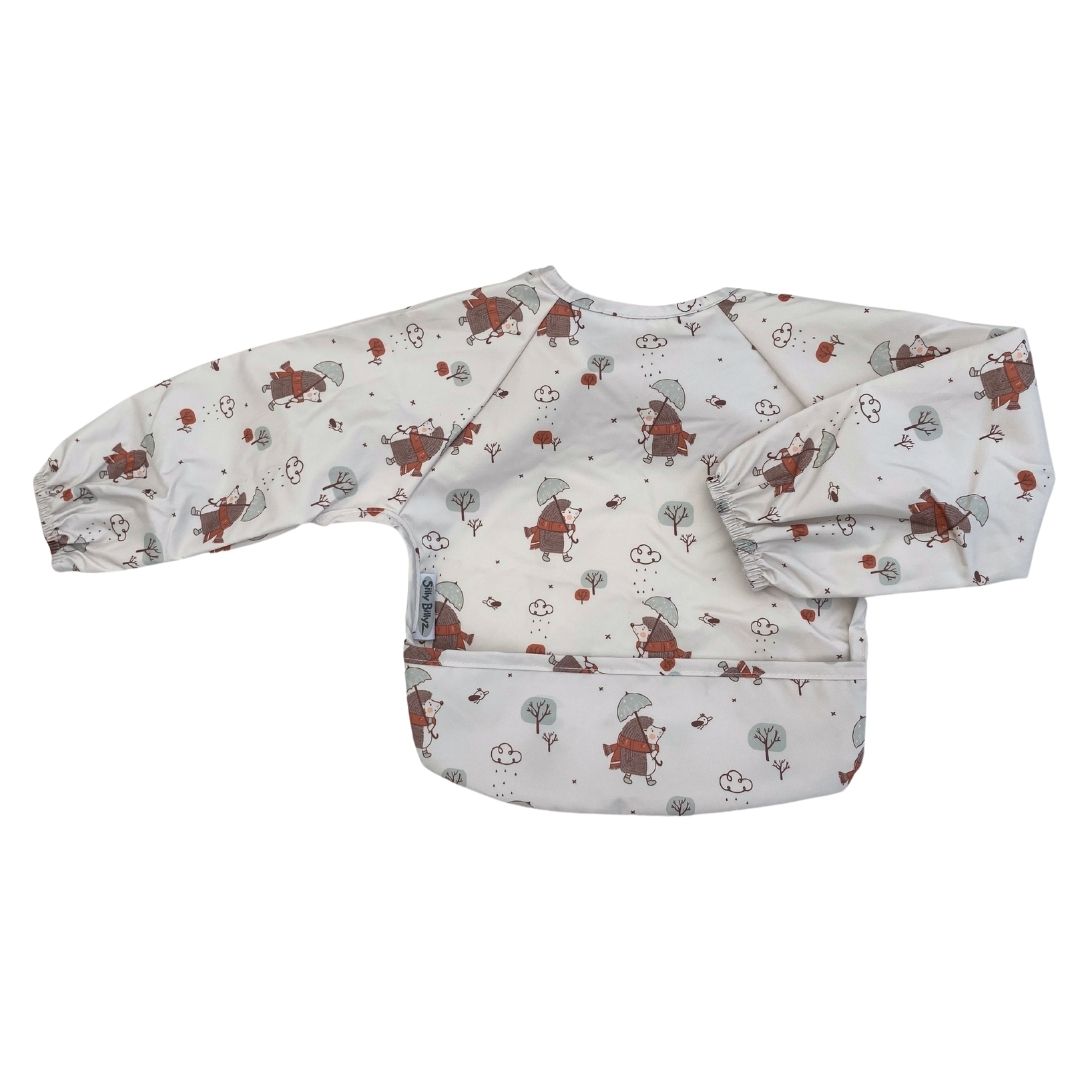 NYLON SMALL L/S BIB Mr Hedgehog