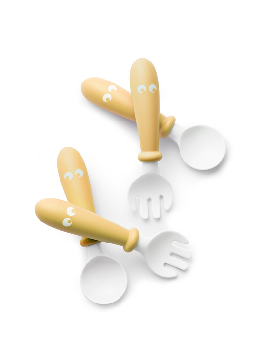 Spoon & Fork 4pk Yellow