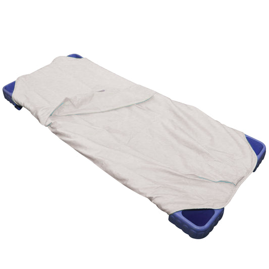 STACKER BED 1PC COMBO SILVER POLYCOTTON