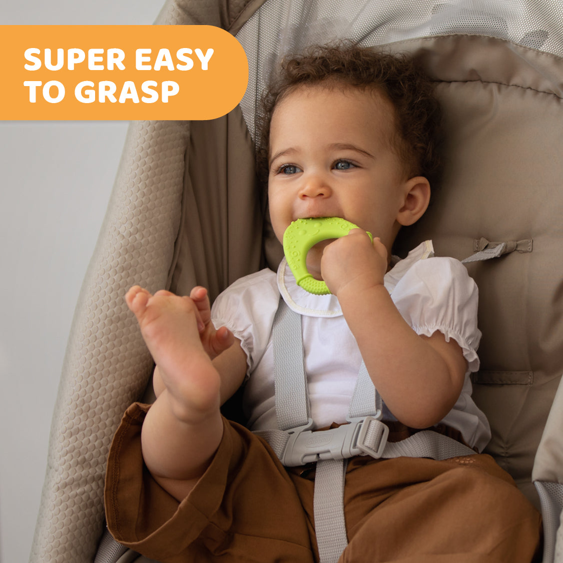 Teether: All Soft 2M+ Lime Avocado – additional view 2