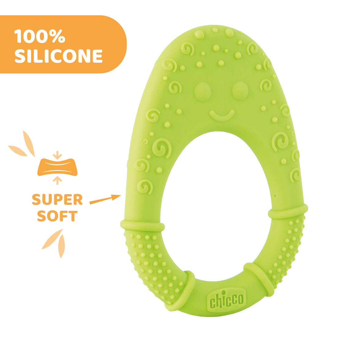 Teether: All Soft 2M+ Lime Avocado – additional view 3
