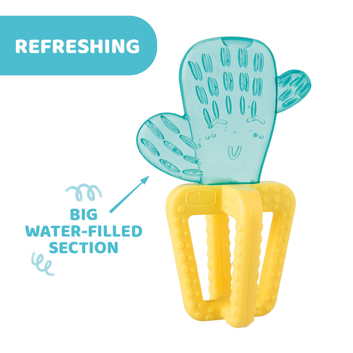 Teether: Refreshing Neutral 4M+ Cactus – additional view 3