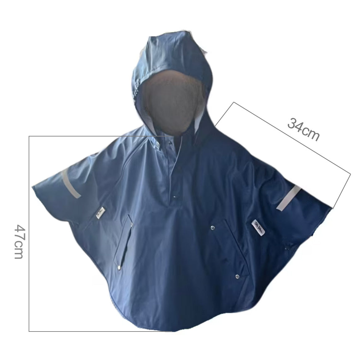 Wet Weather Poncho Navy – additional view 2