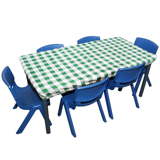 Tablecloth120cmx80cm Gingham Green