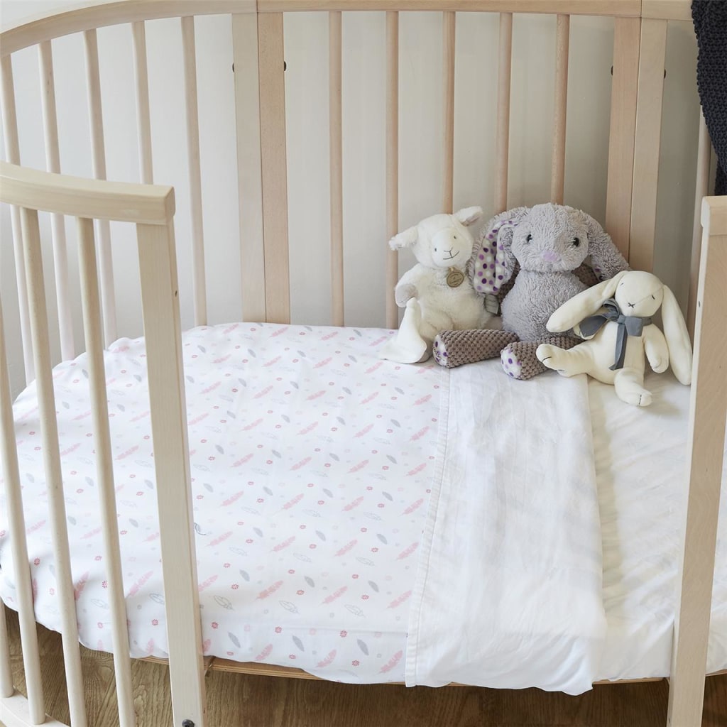 JERSEY SWADDLE BLANKET FEATHERS – additional view 2