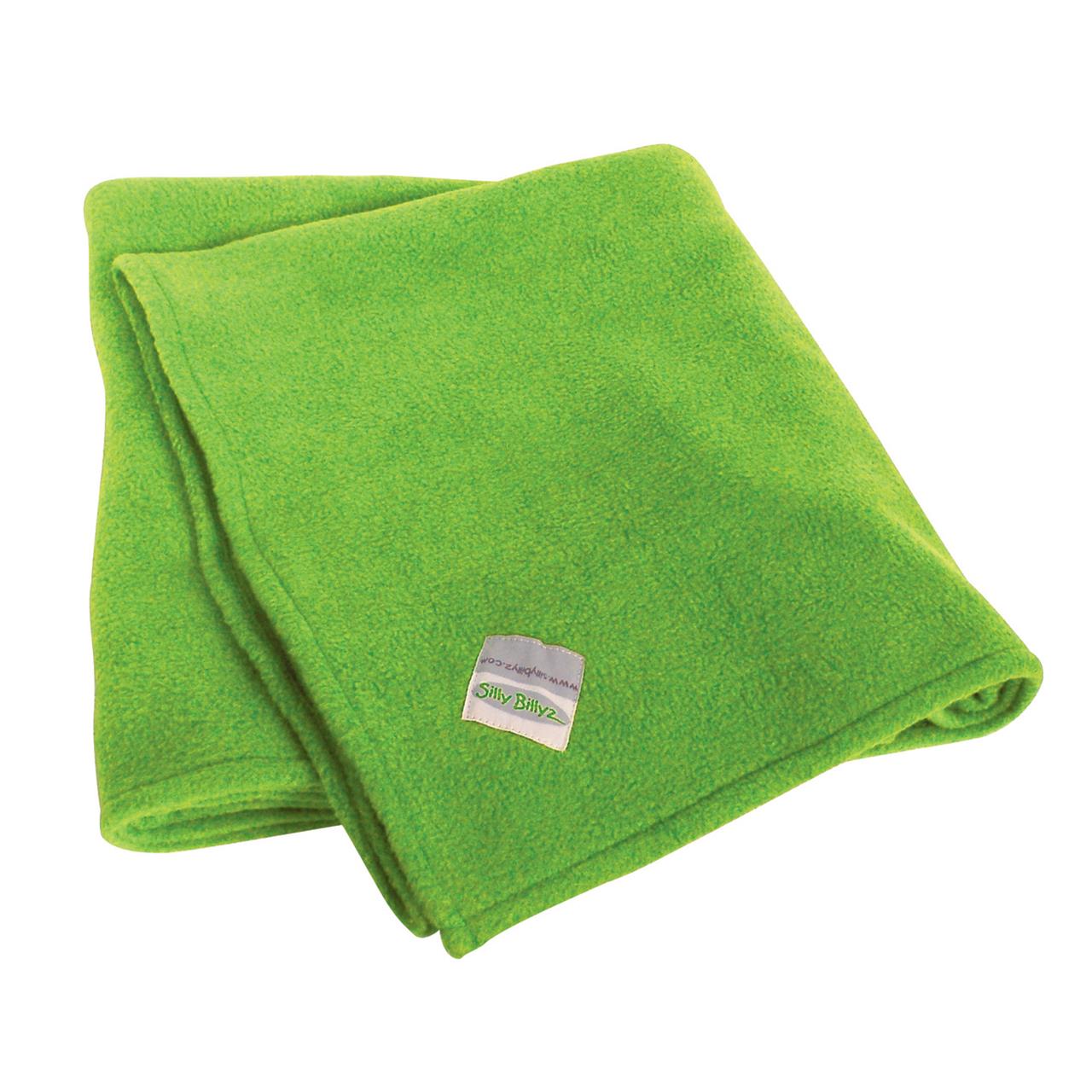 FLEECE COT BLANKET LIME