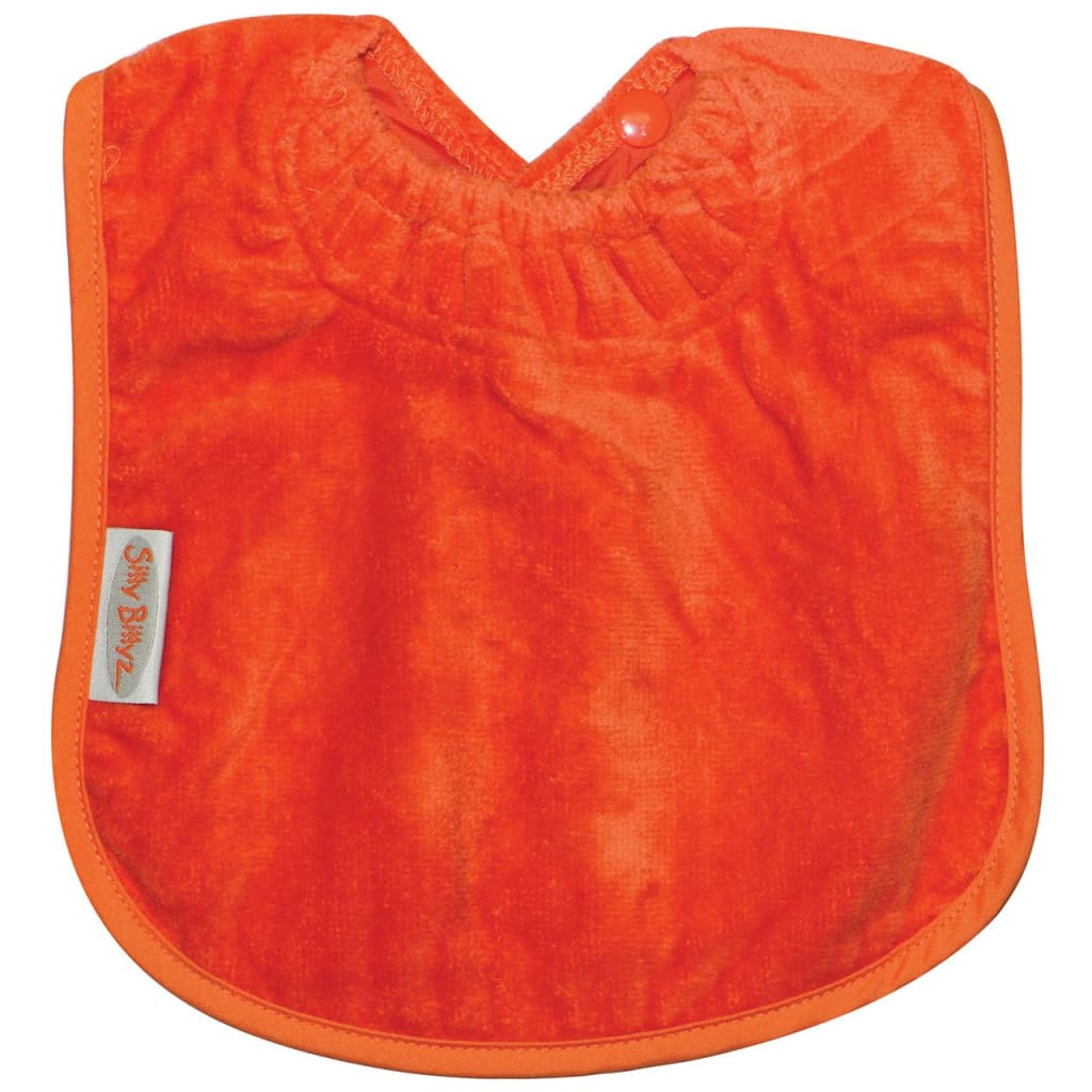 TOWEL PLAIN LARGE BIB ORANGE