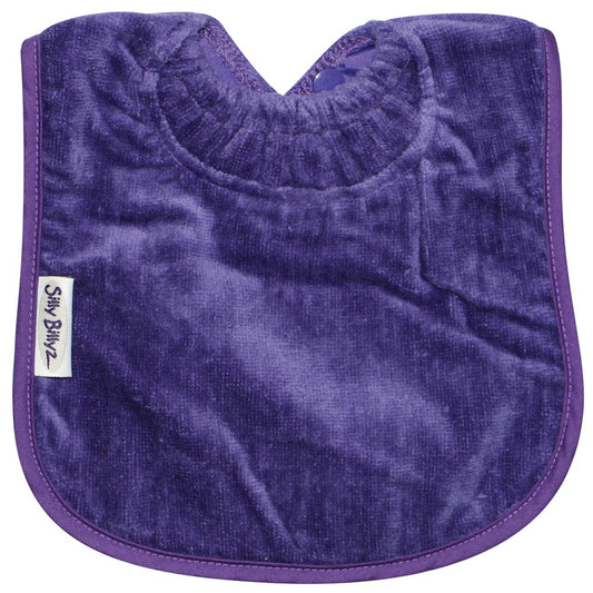 TOWEL PLAIN LARGE BIB PURPLE