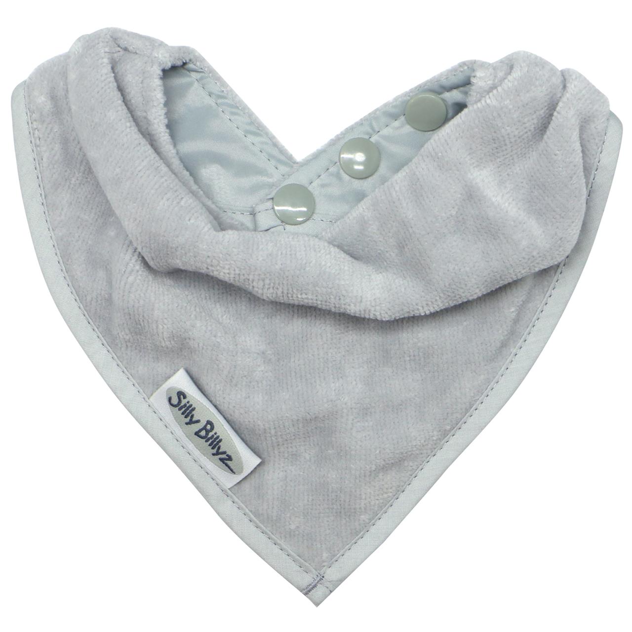 TOWEL BANDANA BIB SILVER