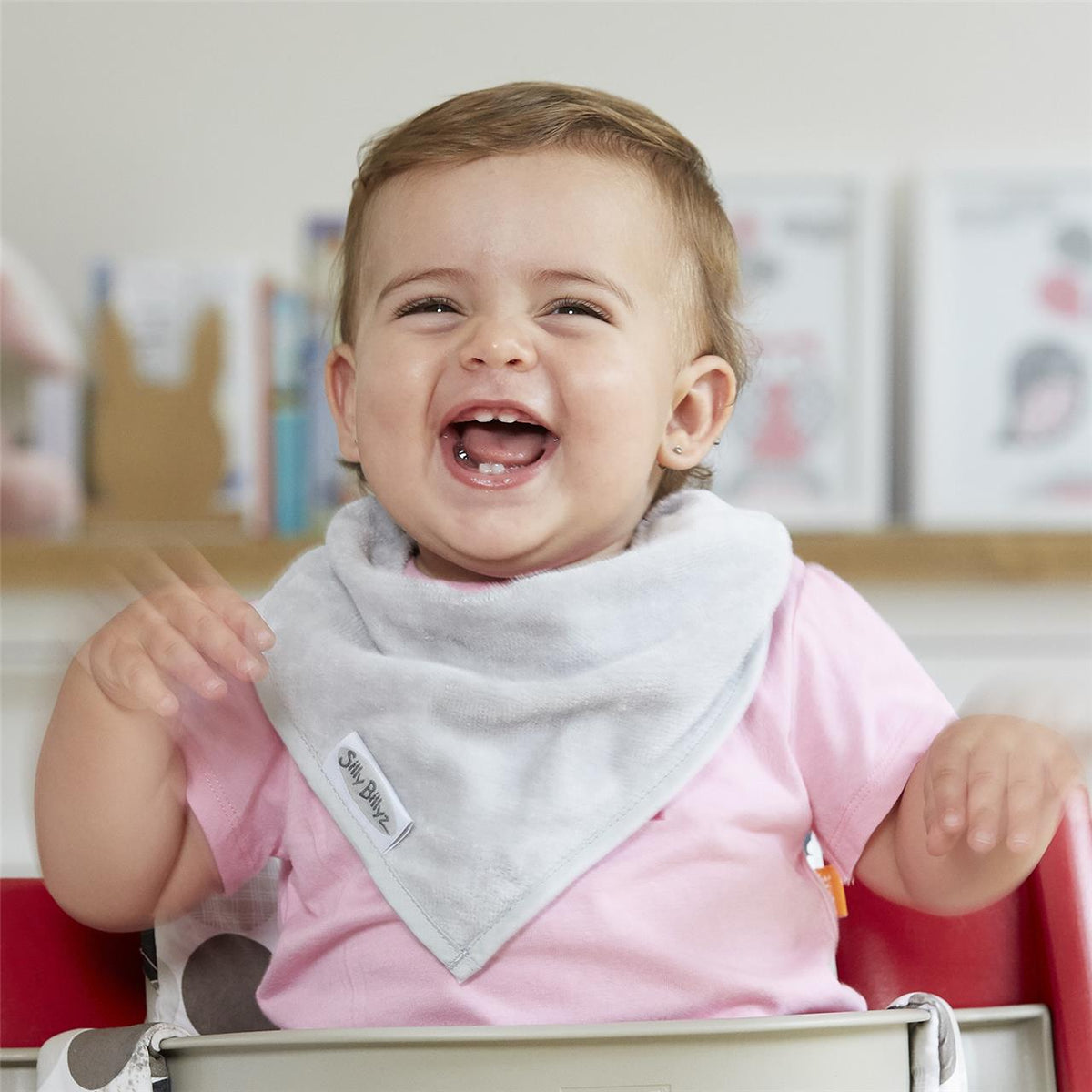 TOWEL BANDANA BIB SILVER – additional view 2