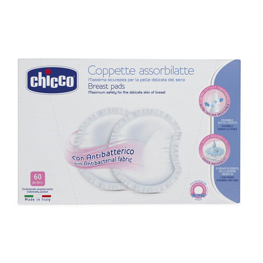 Breast Pads: Antibacterial 60PK Wht