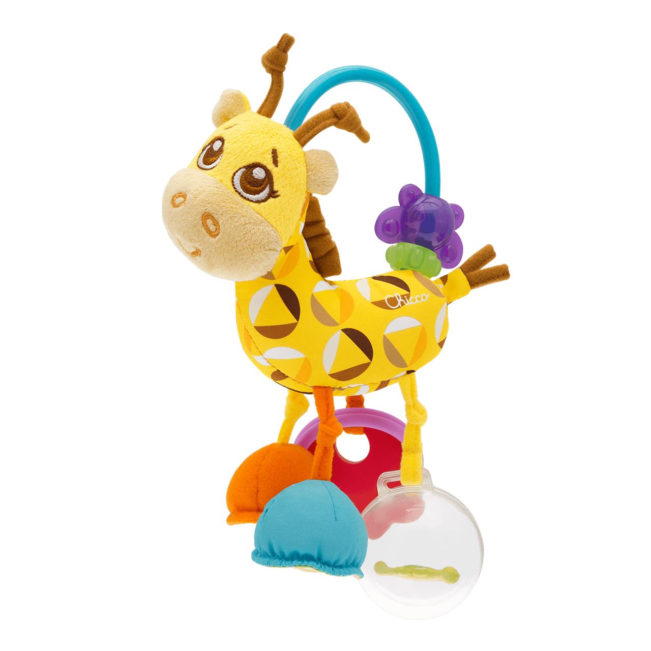 Mrs Giraffe Textile Rattle