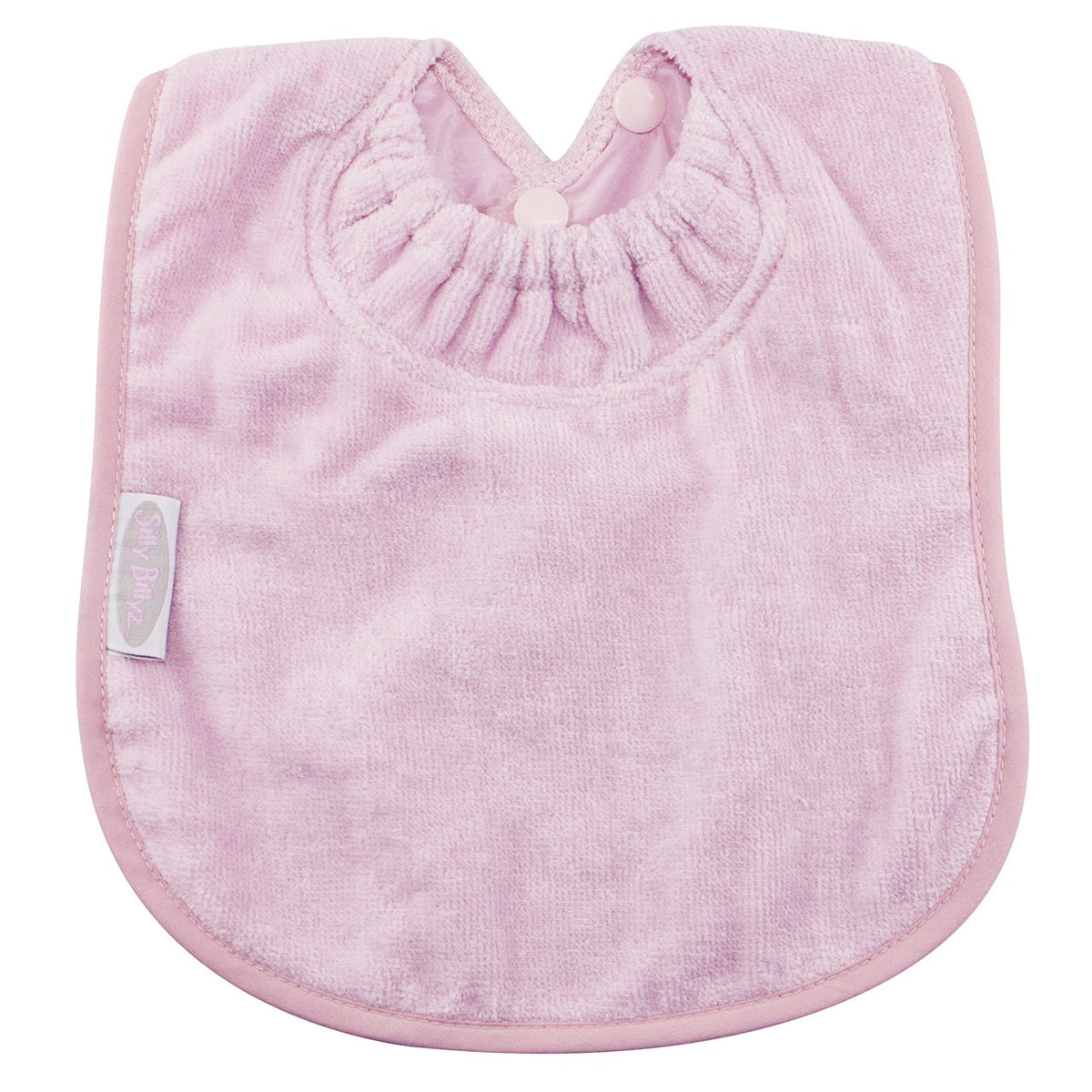 TOWEL PLAIN LARGE BIB ANTIQUE PINK