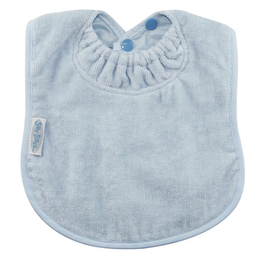 TOWEL PLAIN LARGE BIB DUSTY BLUE
