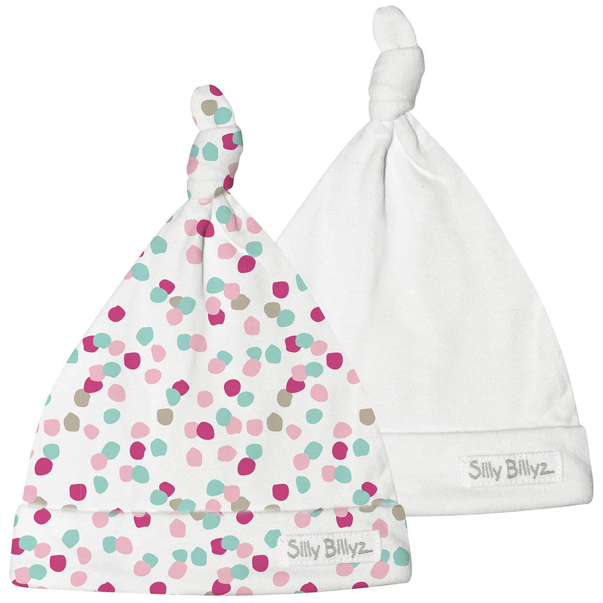 GUMNUT BABYHAT 2PK CONFETTI