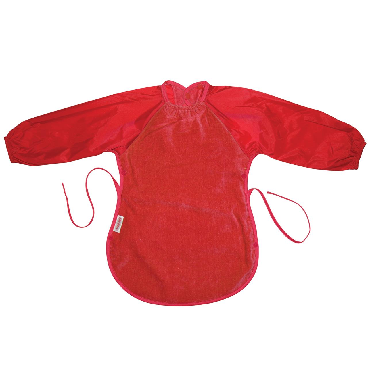 TOWEL MESSY EATER BIB RED