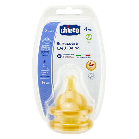 BB/BC WB Latex Teat 4m+ Fast Flow 2pk