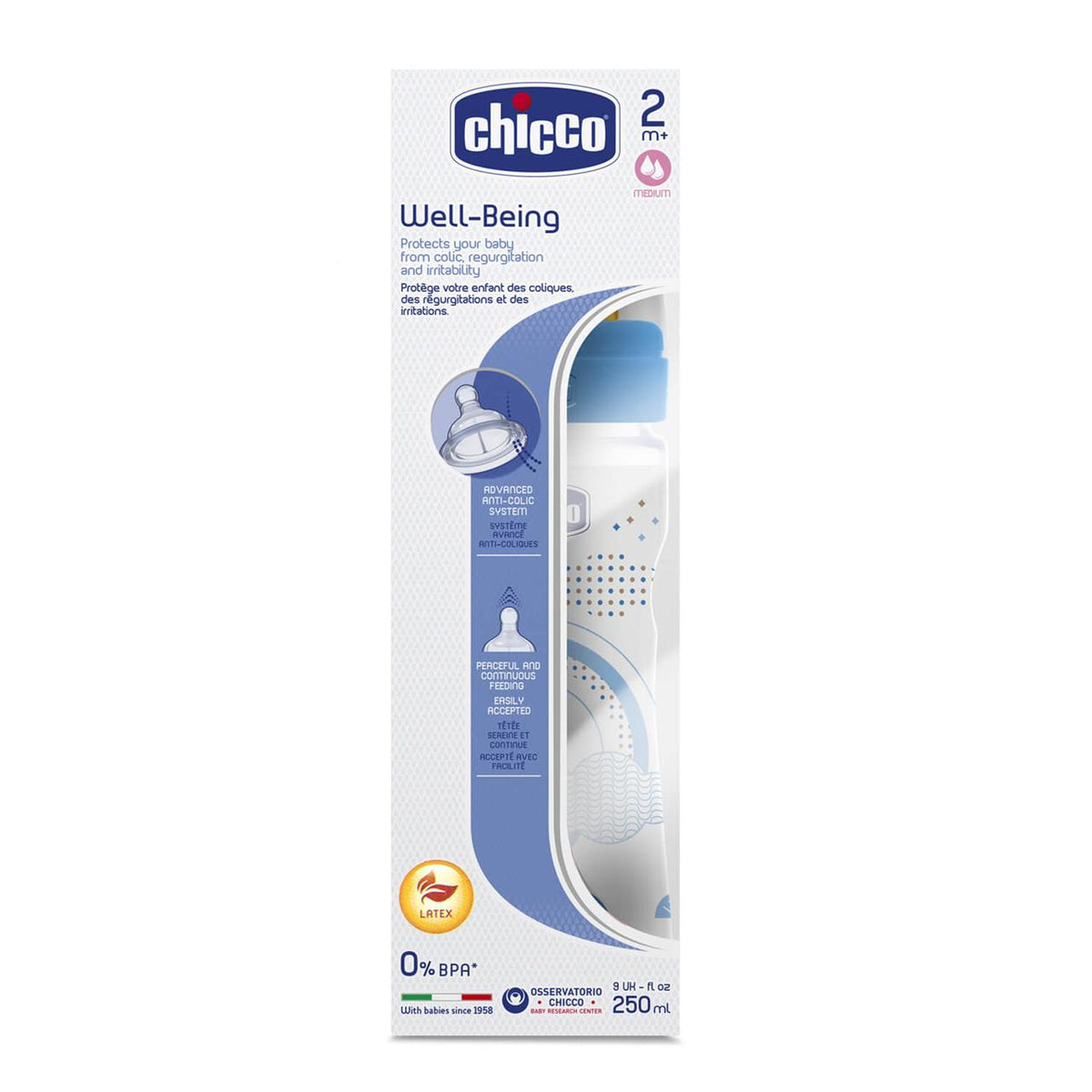 BB/BC Well-being Latex Bottle 2m+ 250ml Boy